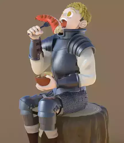 LAIOS TOUDEN FRON DUNGEON MESHI - PARTS AND COMPLETE 3D print model