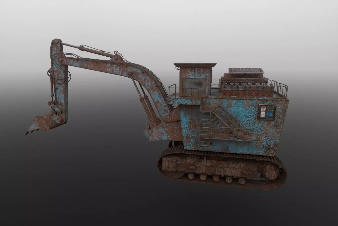 3D Model of heavy duty Excavator 3D model