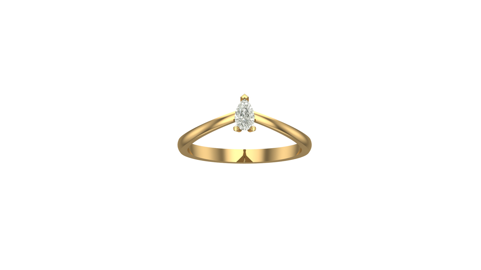 Solitaire Rings 3D print model_5