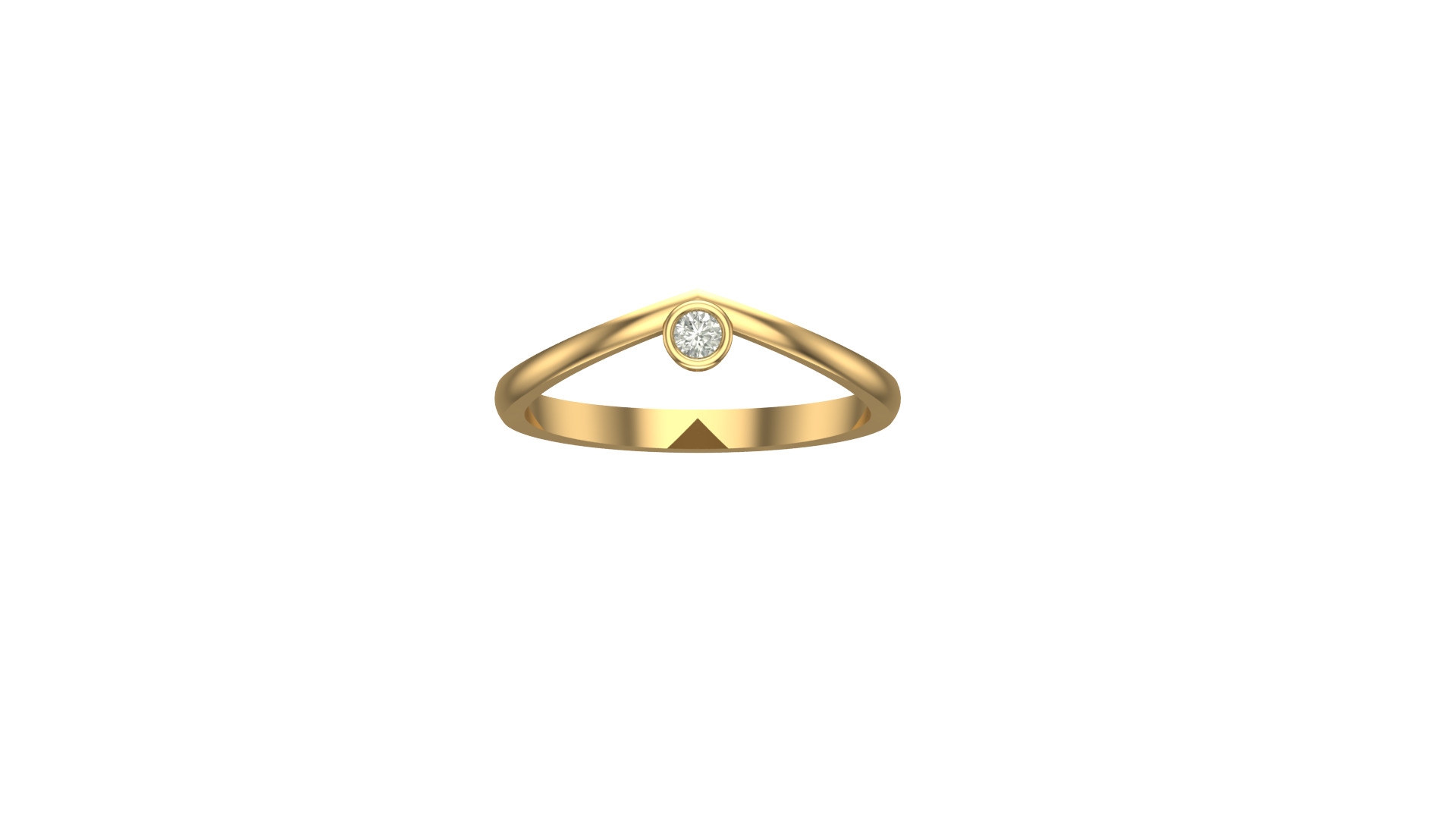 Solitaire Rings 3D print model_8