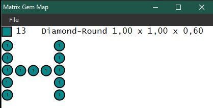 Alphabet ring letter H 3D print model_5