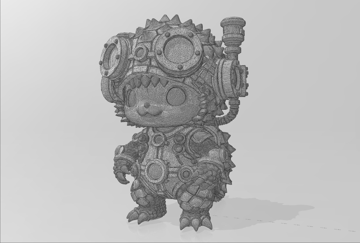 Steampunk Hedgehog Explorer 3D model_4