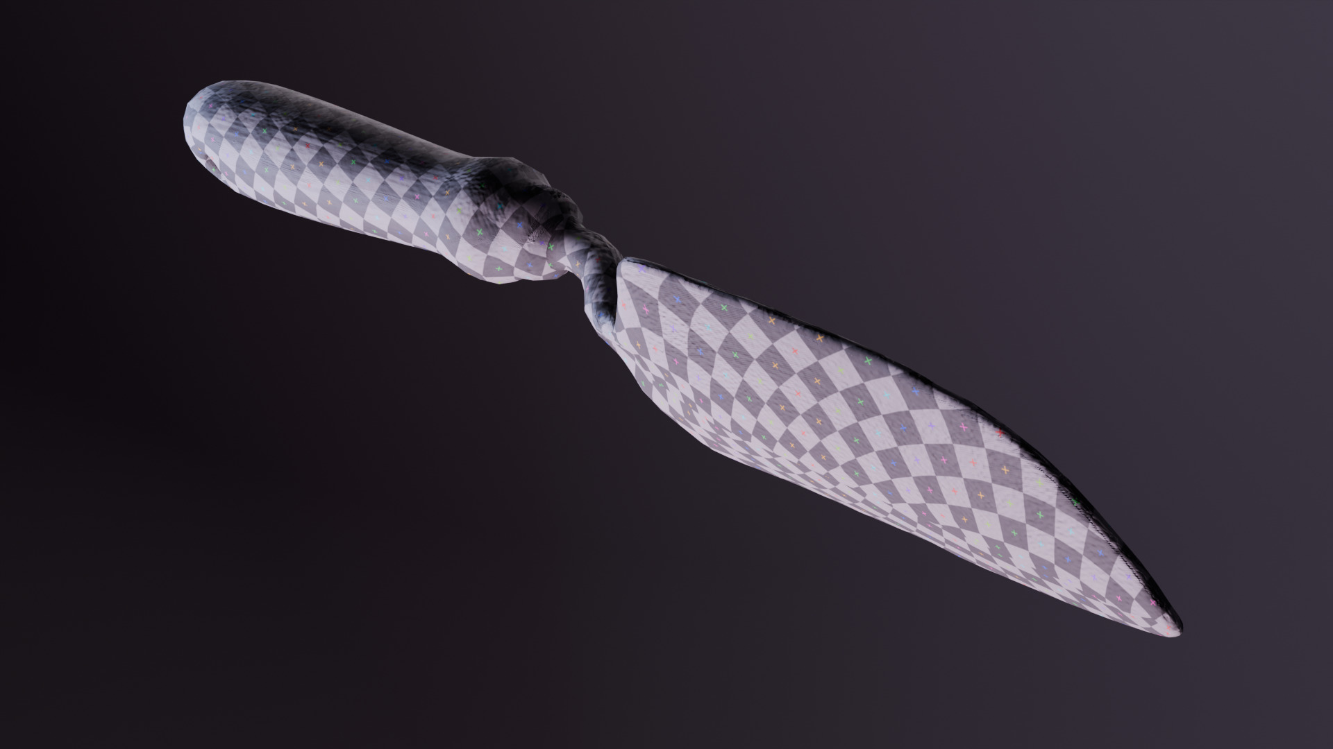 Rustic Garden Trowel  Low Poly PBR Model Low-poly 3D model_9