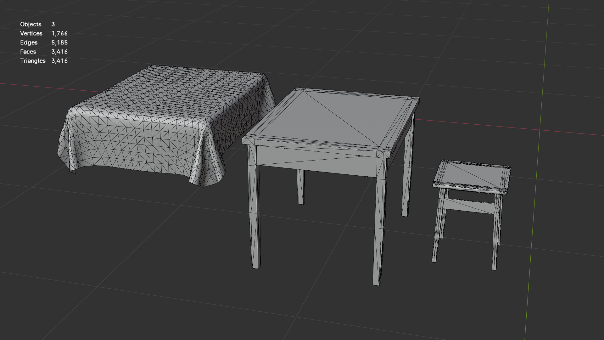 Abandoned Kitchen Furniture Pack - 25 Ruined Game-Ready Props Low-poly 3D model_10