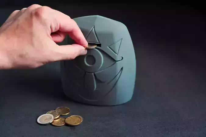 Gossip Stone Piggy Bank