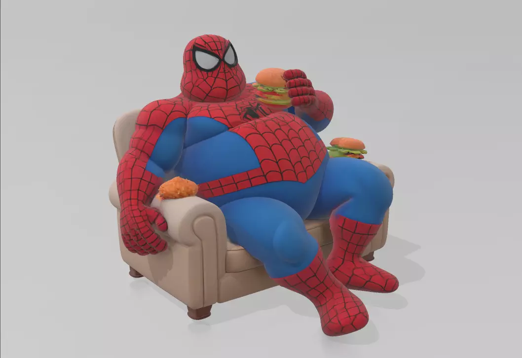 Lazy - web Hero 3D model