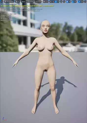 Elara Unreal-Ready Female Game Character UE5 Compatible 3D Model