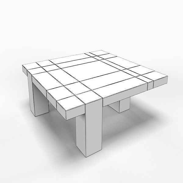 Coffee Table 3D model_8