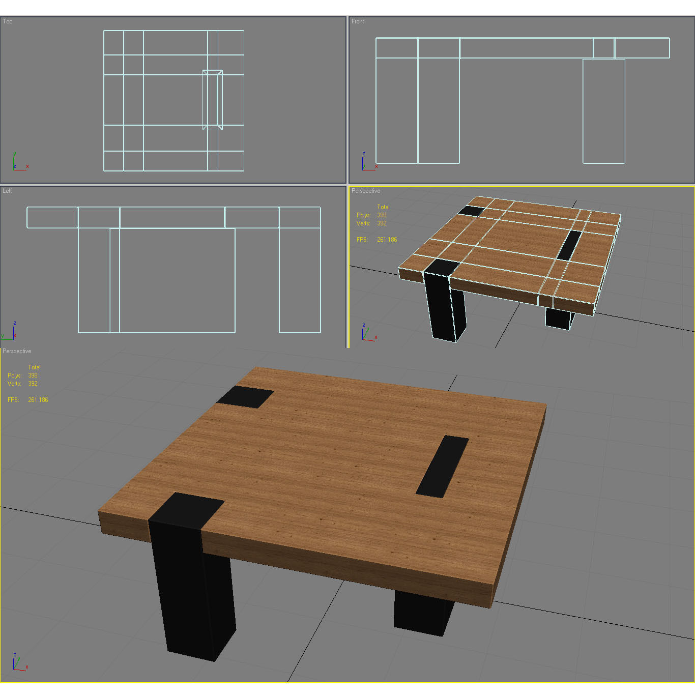 Coffee Table 3D model_9