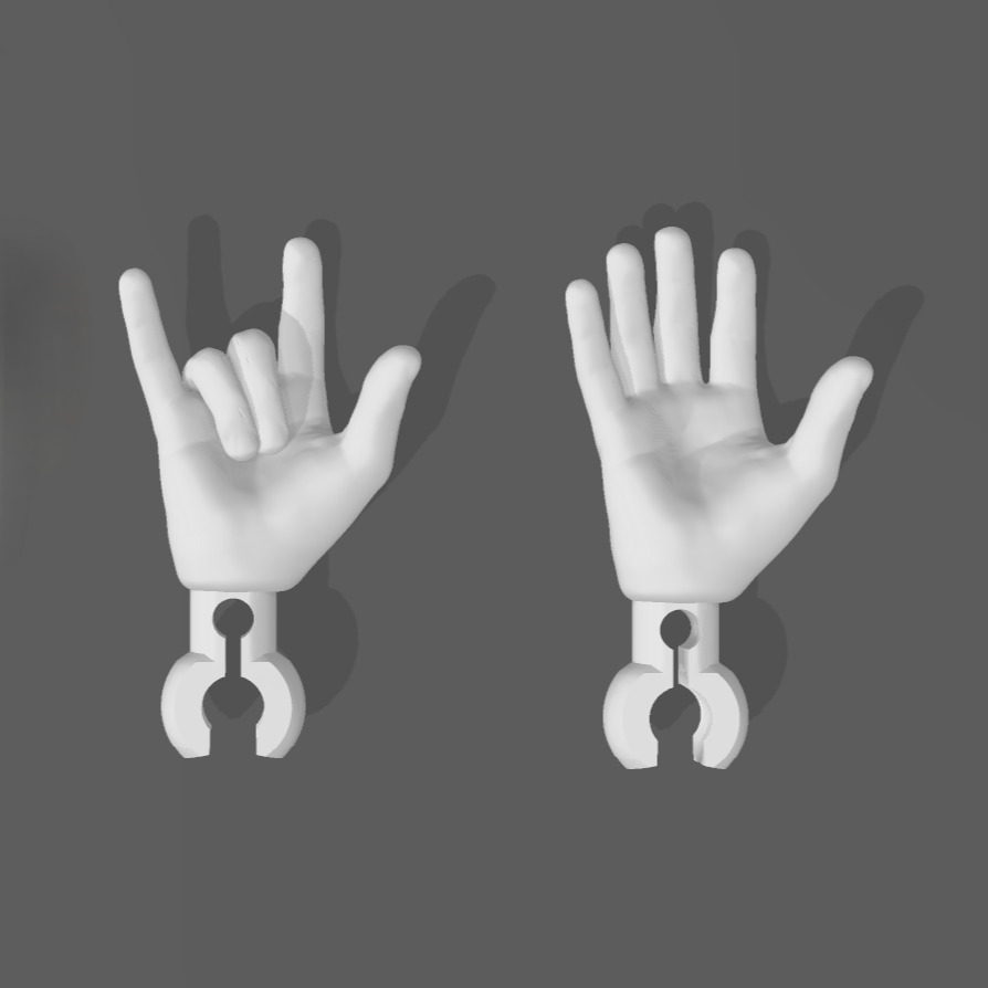 Articulated Figure - Red Hot Chili Peppers - John Frusciante 3D print model_3