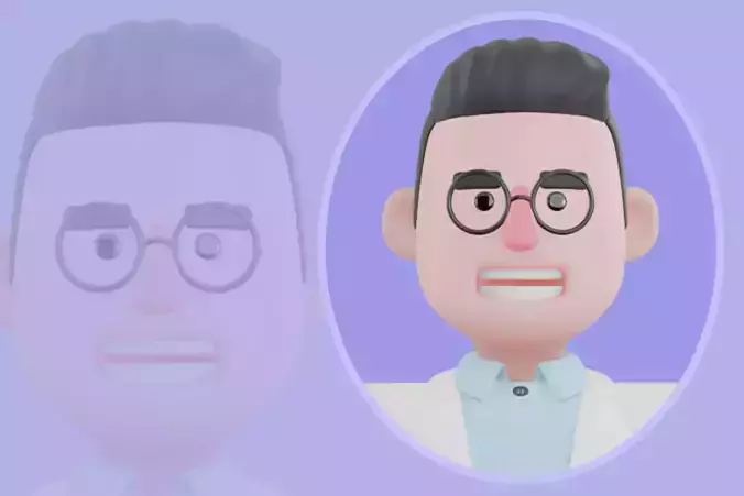 Stylized 3D Male Environmental Researcher 3D Model