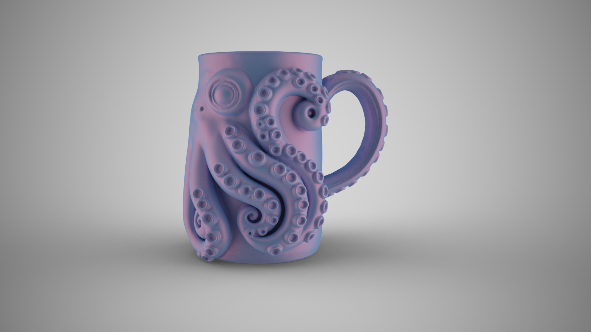 Octopus Mug 3D print model_8