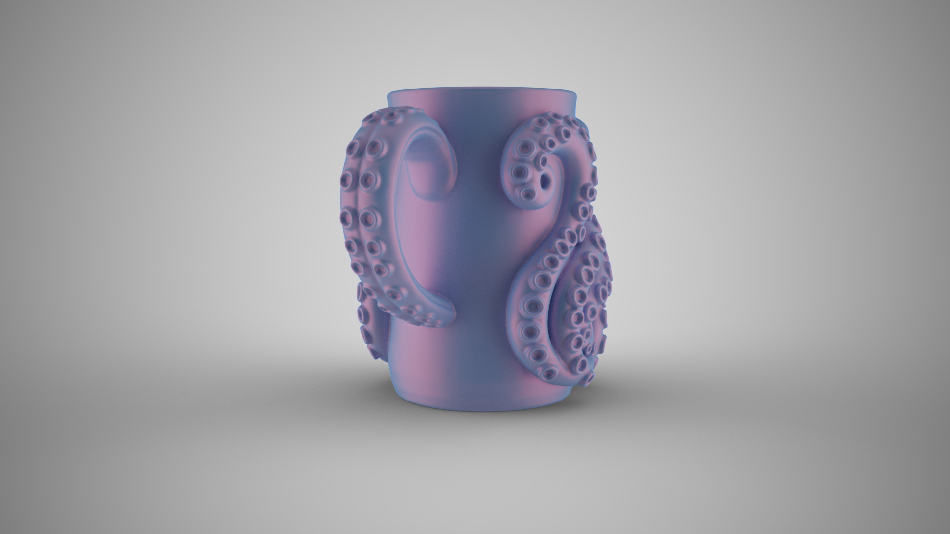 Octopus Mug 3D print model_5