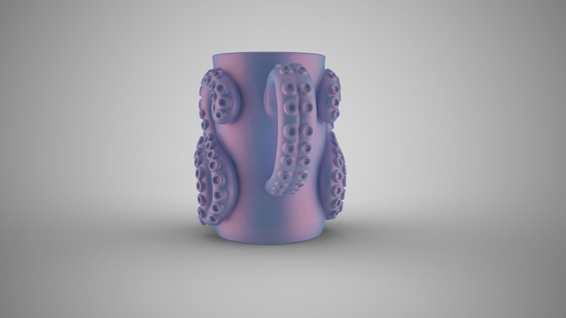 Octopus Mug 3D print model_6