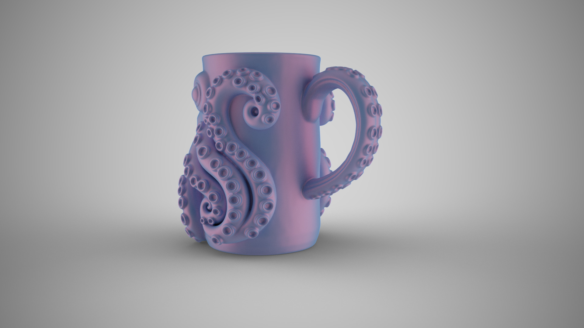 Octopus Mug 3D print model_7