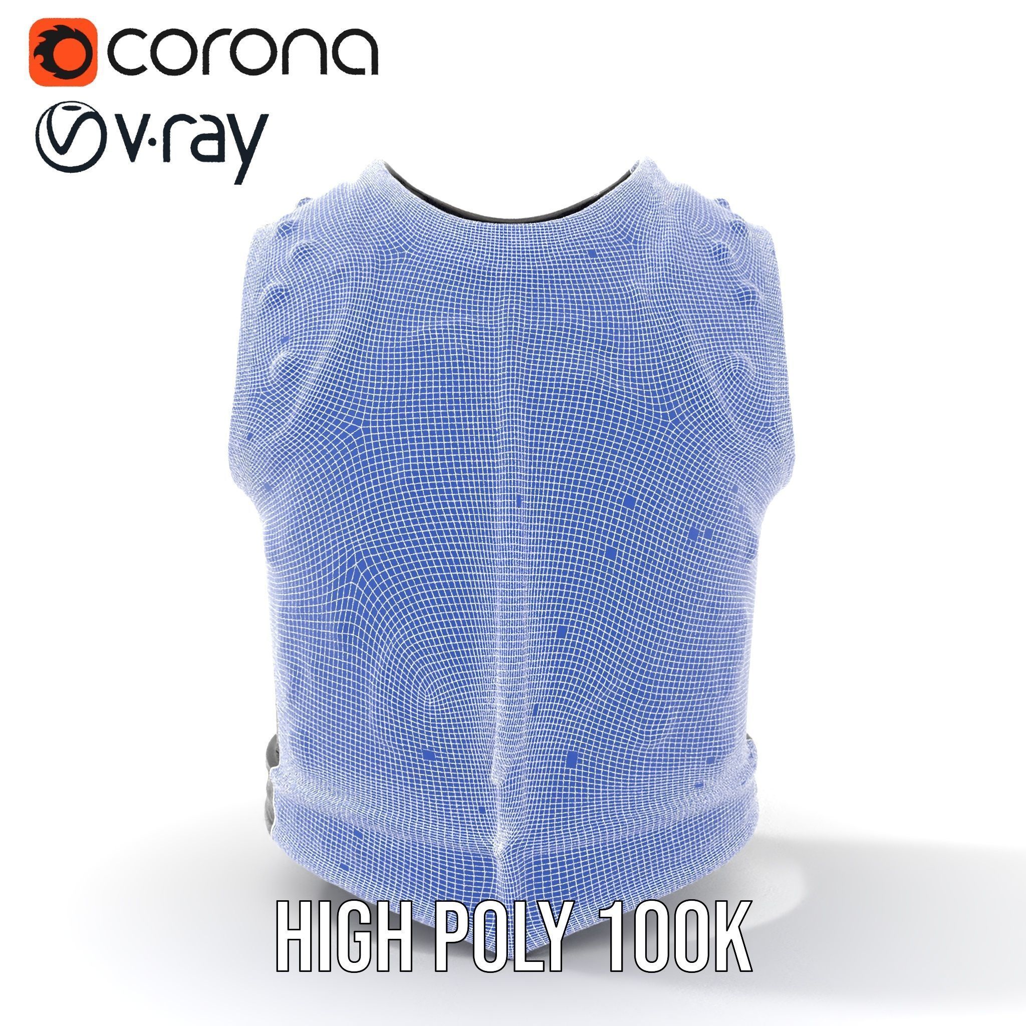 Intricately Engraved Black Armor model pack Low-poly 3D model_26