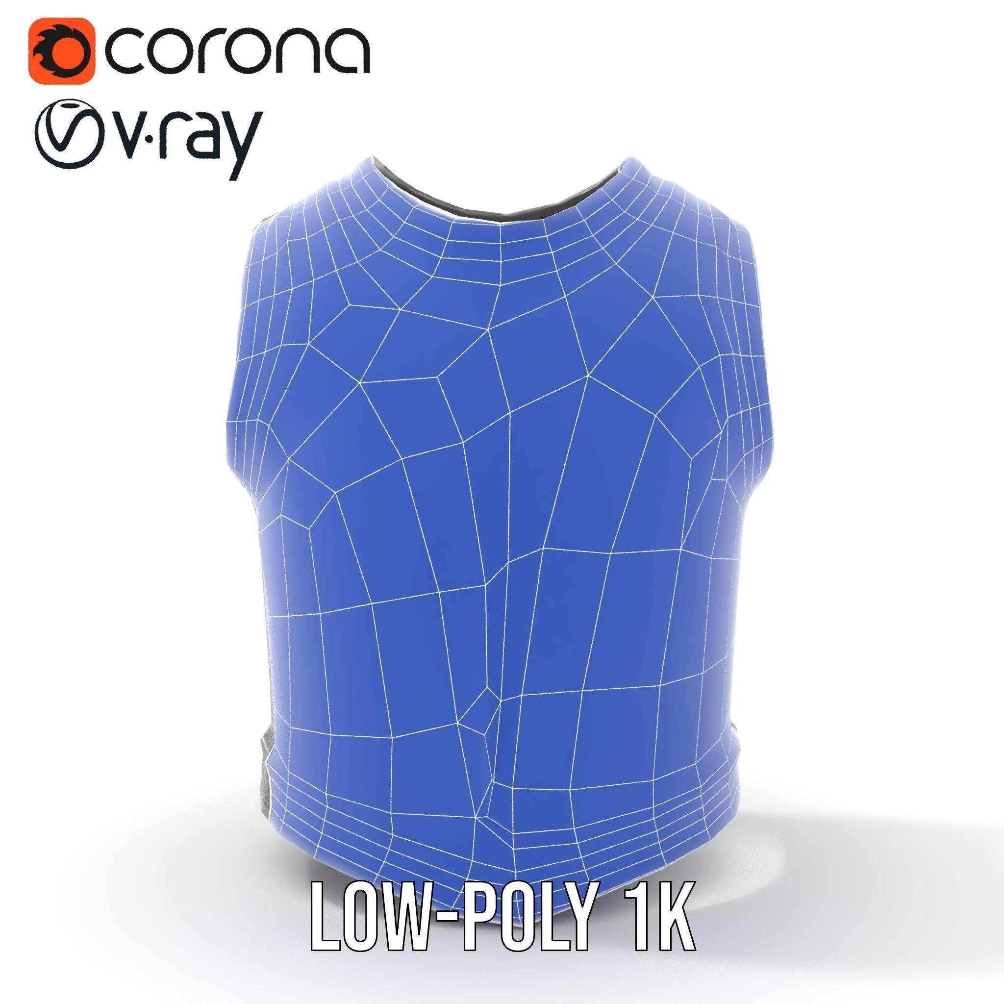 Intricately Engraved Black Armor model pack Low-poly 3D model_31