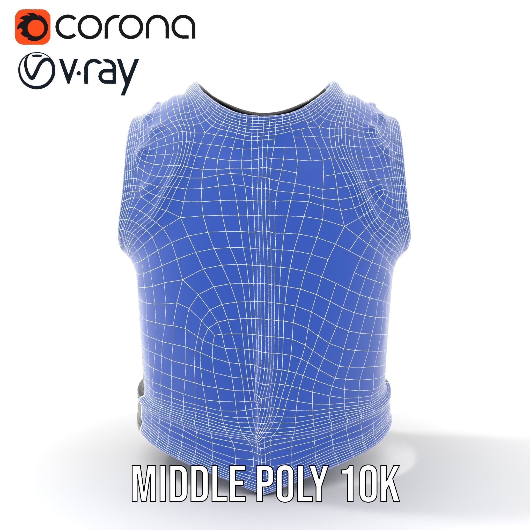 Intricately Engraved Black Armor model pack Low-poly 3D model_27