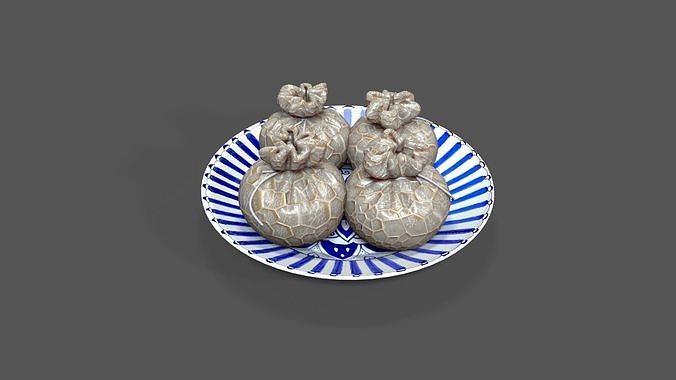 belly meat Low-poly 3D model