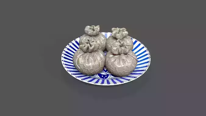 belly meat Low-poly 3D model