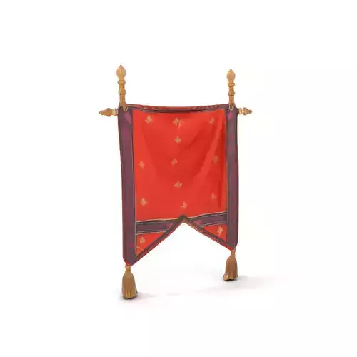 Decorative Hanging Banner with Tassels Model Pack