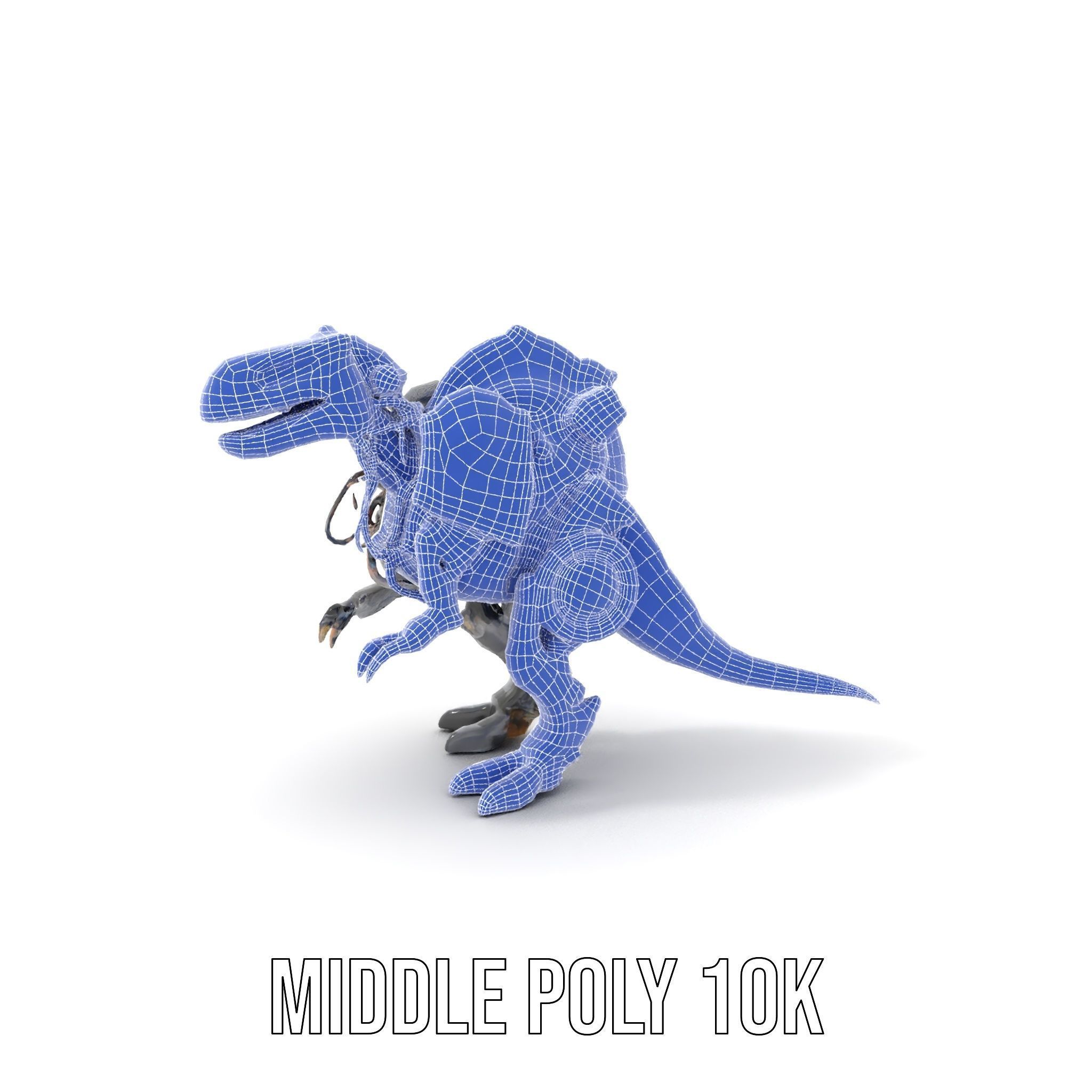 Mechanical Dinosaur Model Pack Low-poly 3D model_18