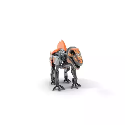 Robotic Dinosaur Model Pack with Steampunk Aesthetic