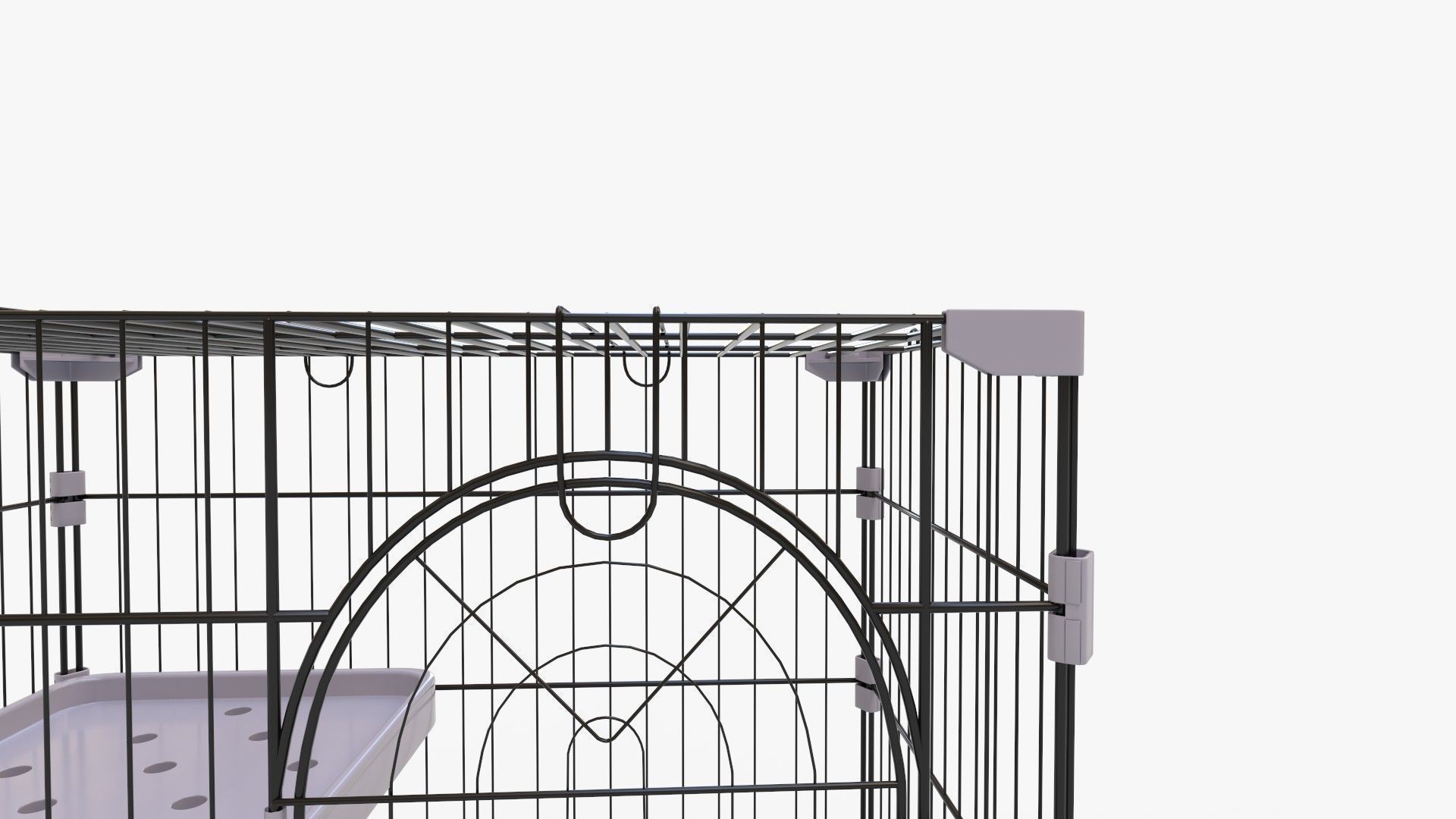 IRIS Tier Wire Cat Cage 3D model_7