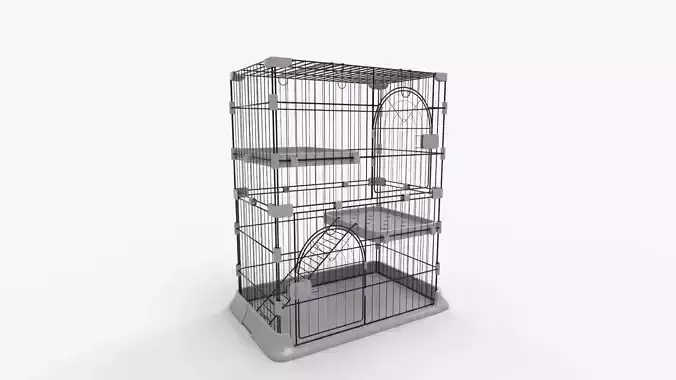 IRIS Tier Wire Cat Cage