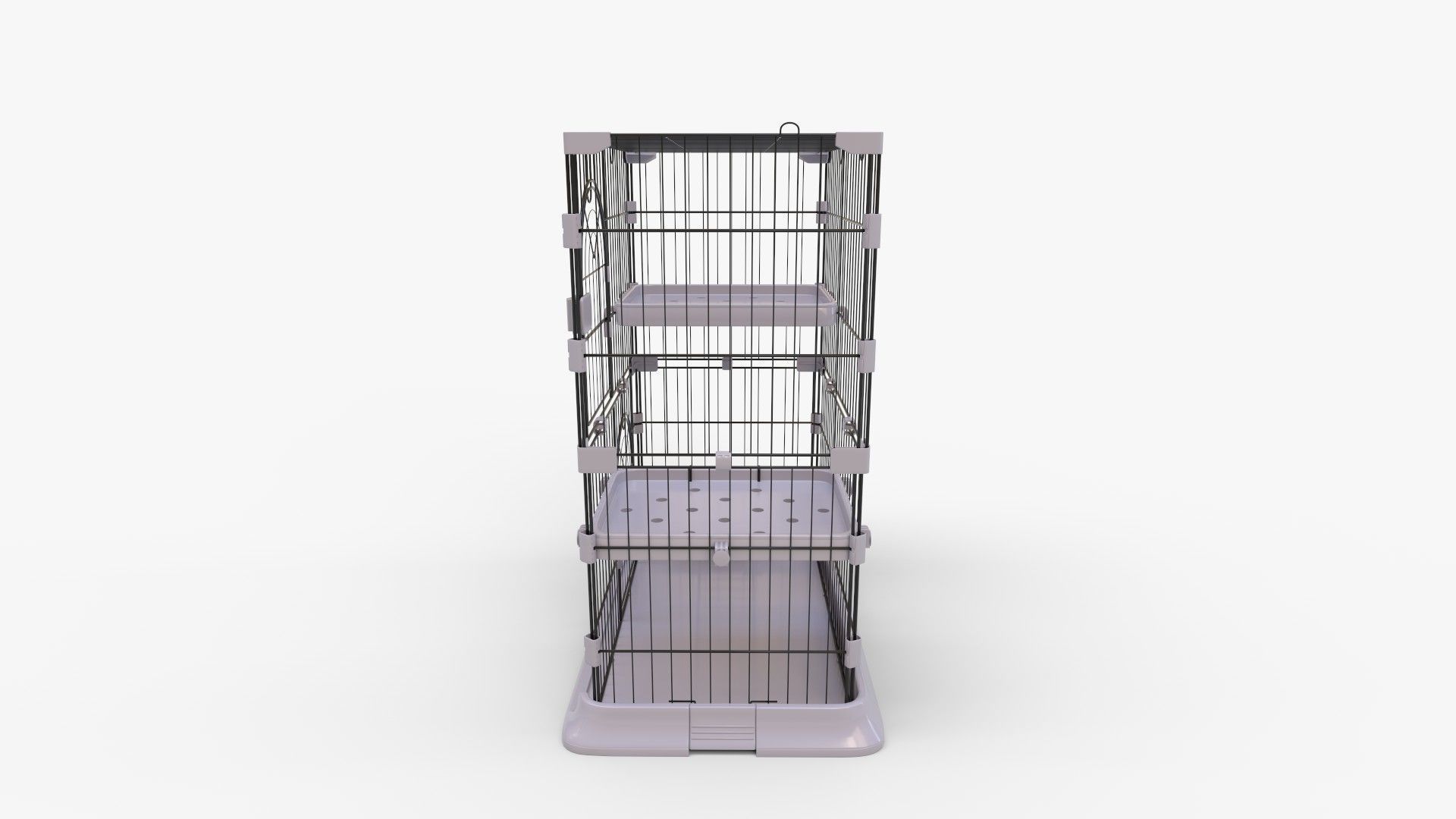 IRIS Tier Wire Cat Cage 3D model_5