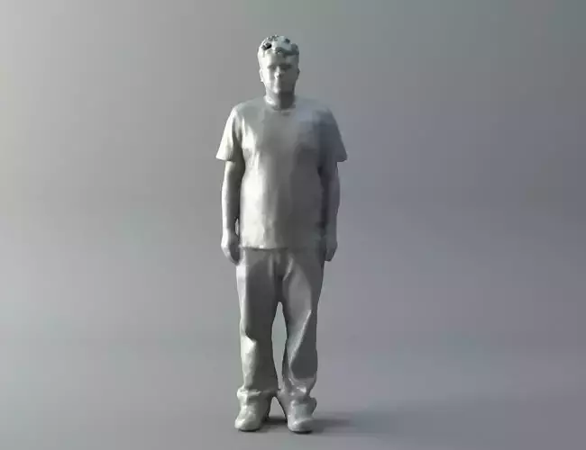 Male figure Free 3D print model