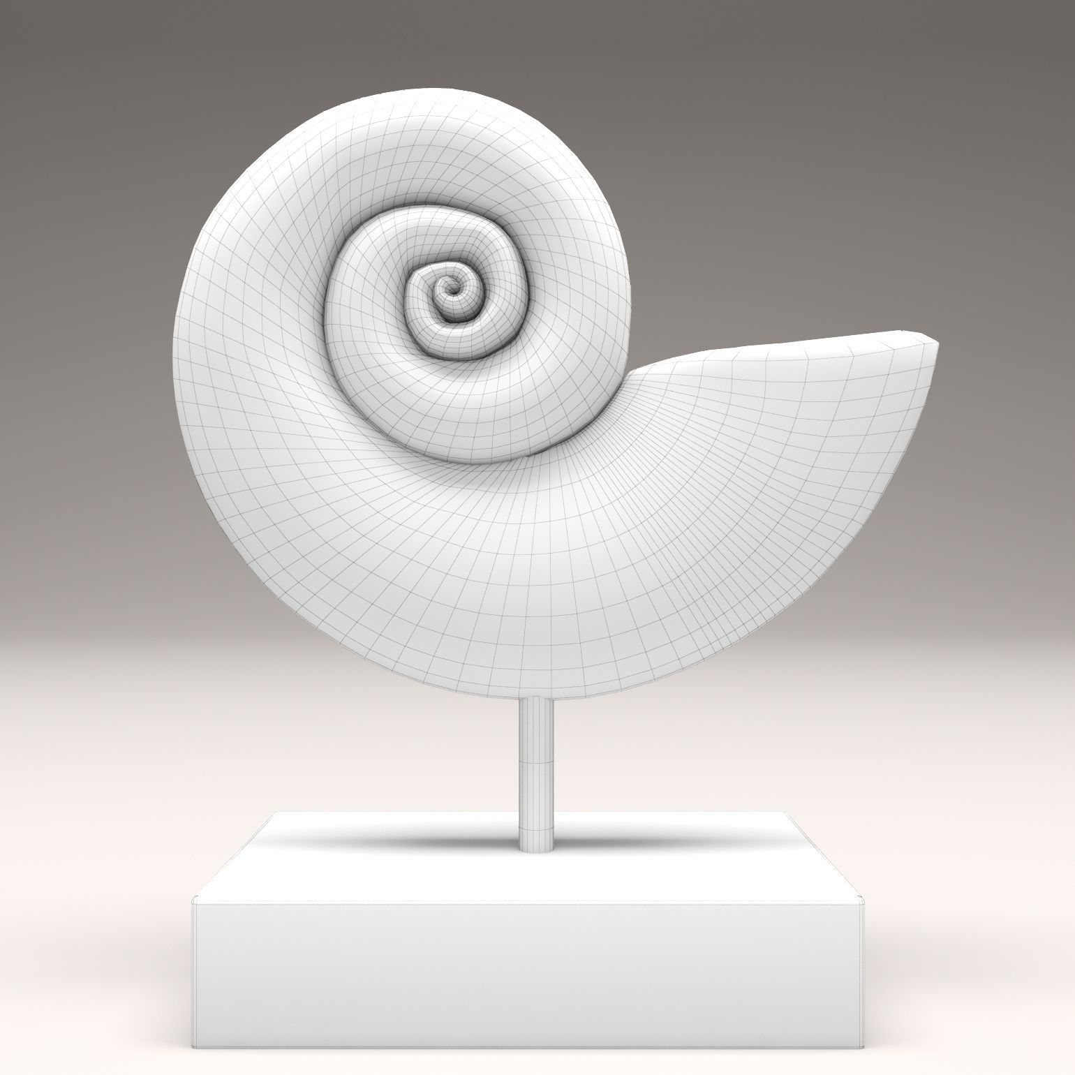 shell nautilus 3D model_7