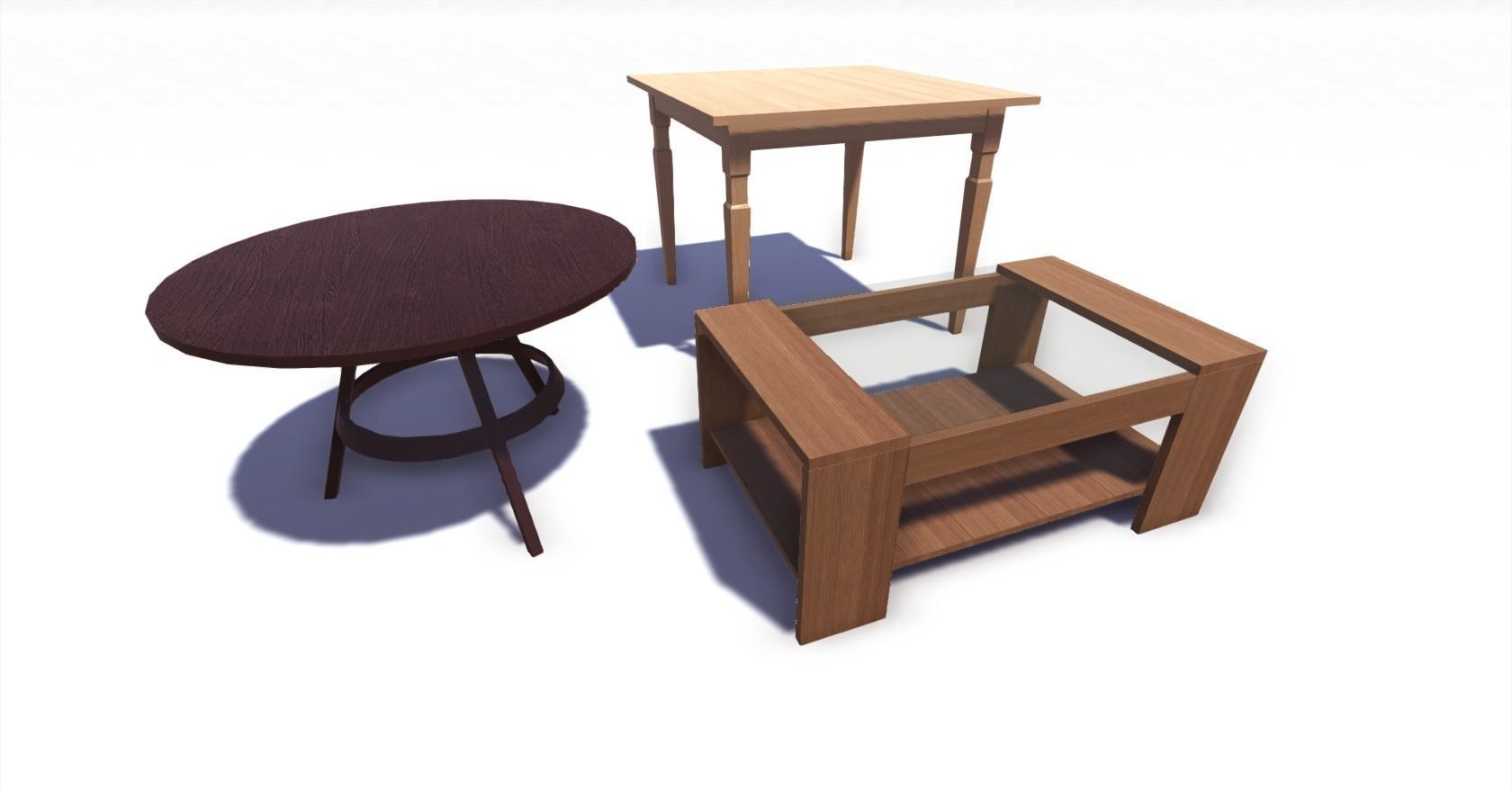 Furniture Pack Low-poly 3D model_4
