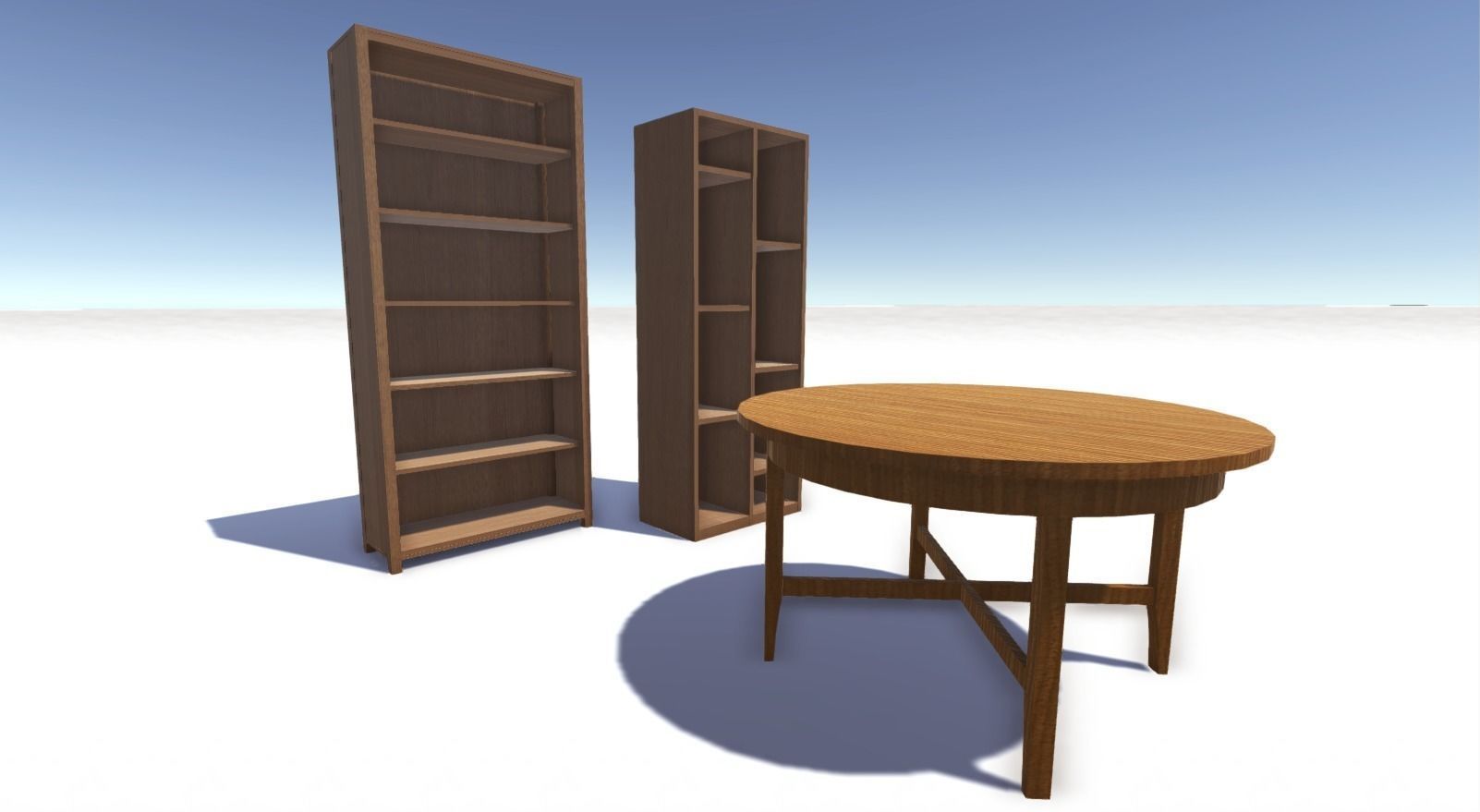 Furniture Pack Low-poly 3D model_9