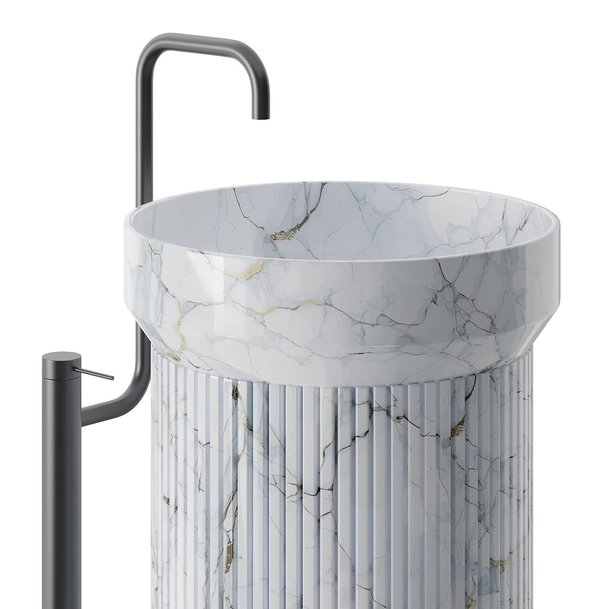 Maami Home DORIC Washbasin 3D model_12