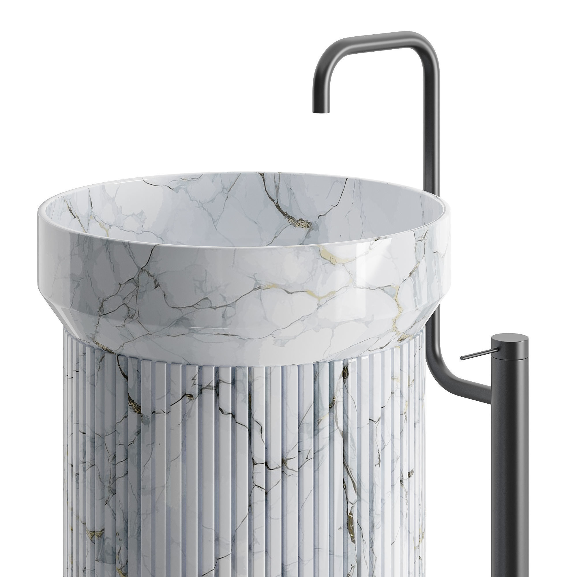 Maami Home DORIC Washbasin 3D model_5