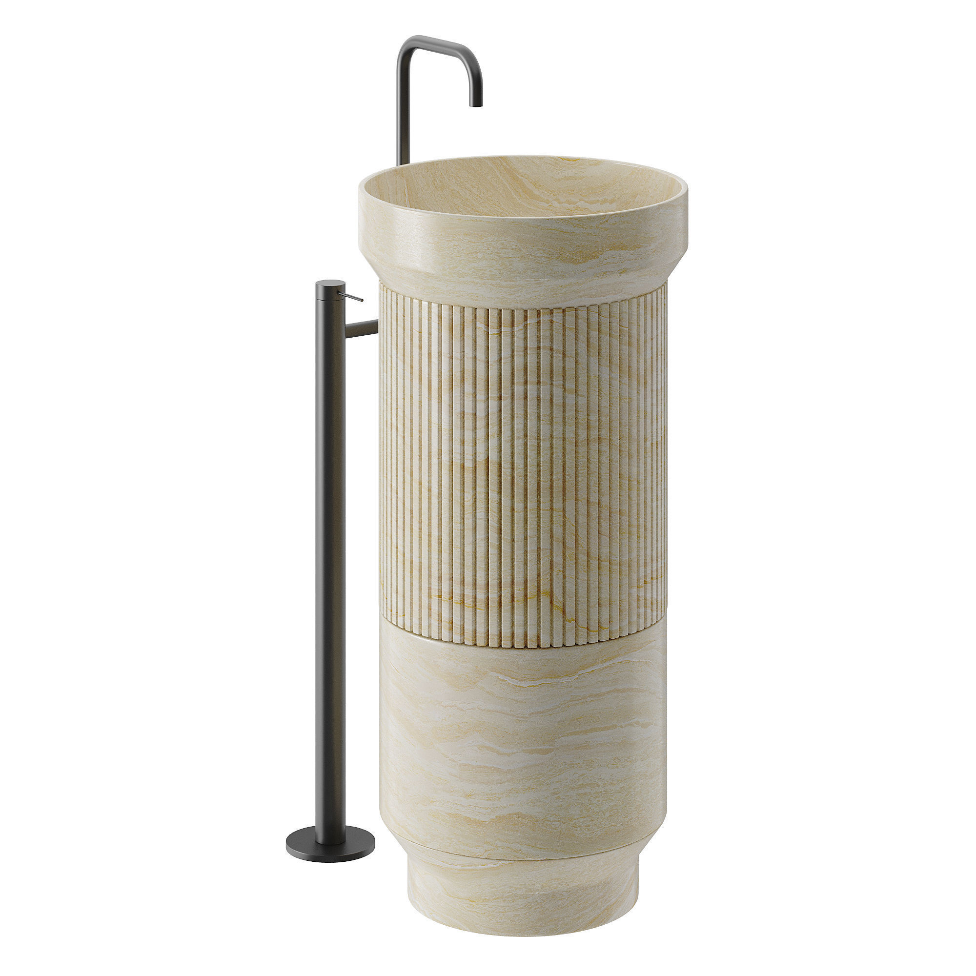 Maami Home DORIC Washbasin 3D model_8