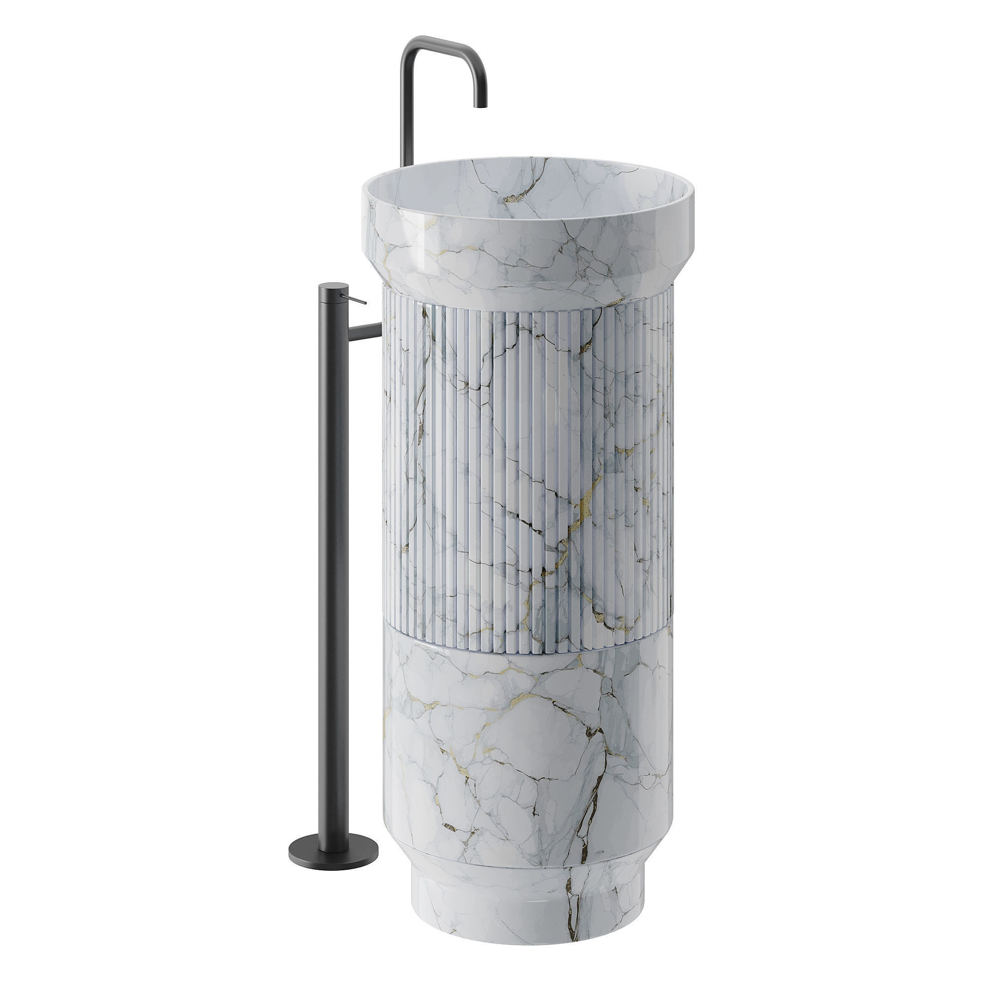 Maami Home DORIC Washbasin 3D model_10