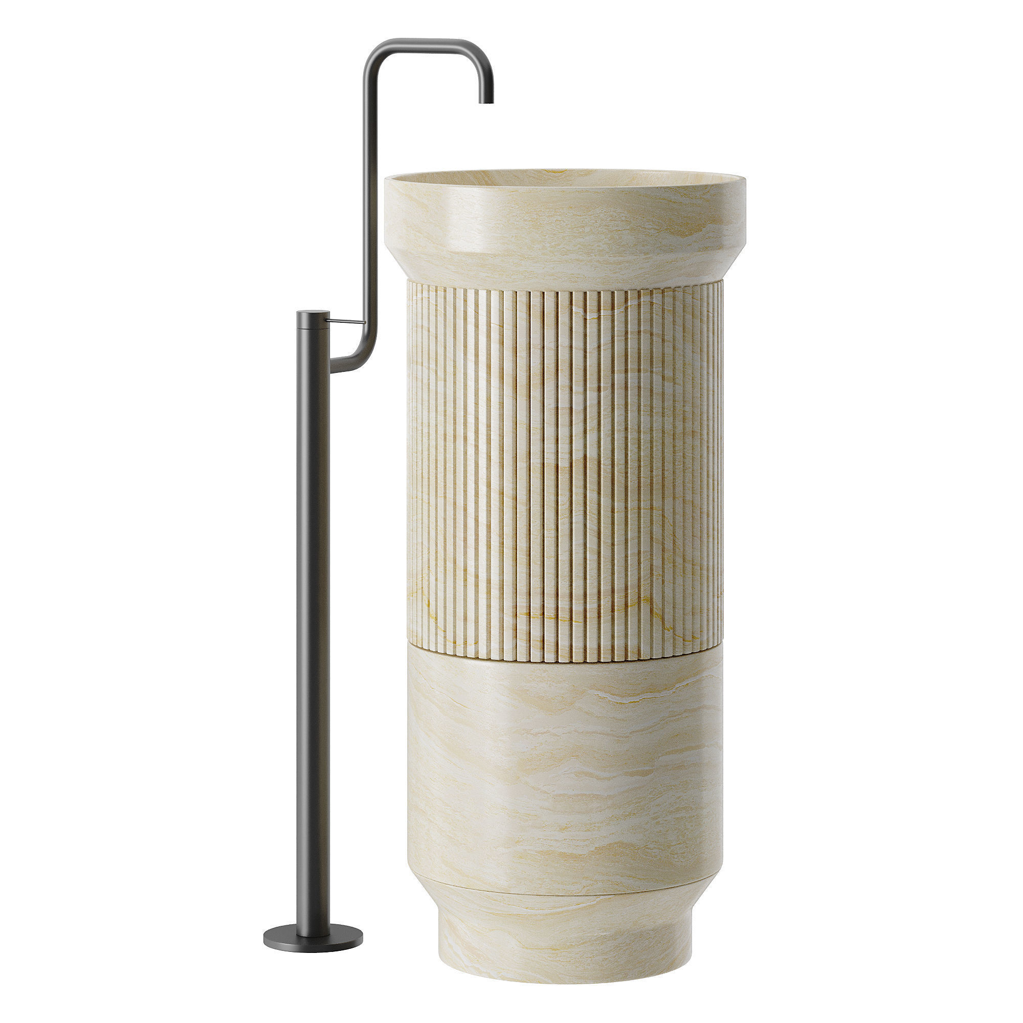 Maami Home DORIC Washbasin 3D model_9