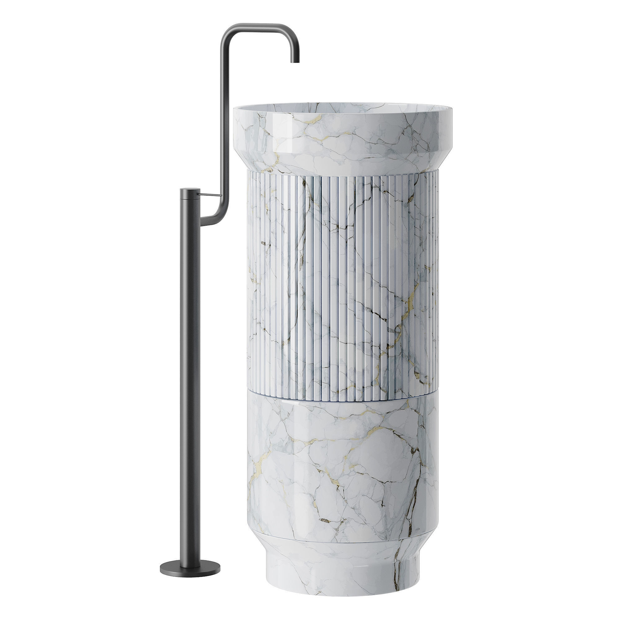 Maami Home DORIC Washbasin 3D model_11