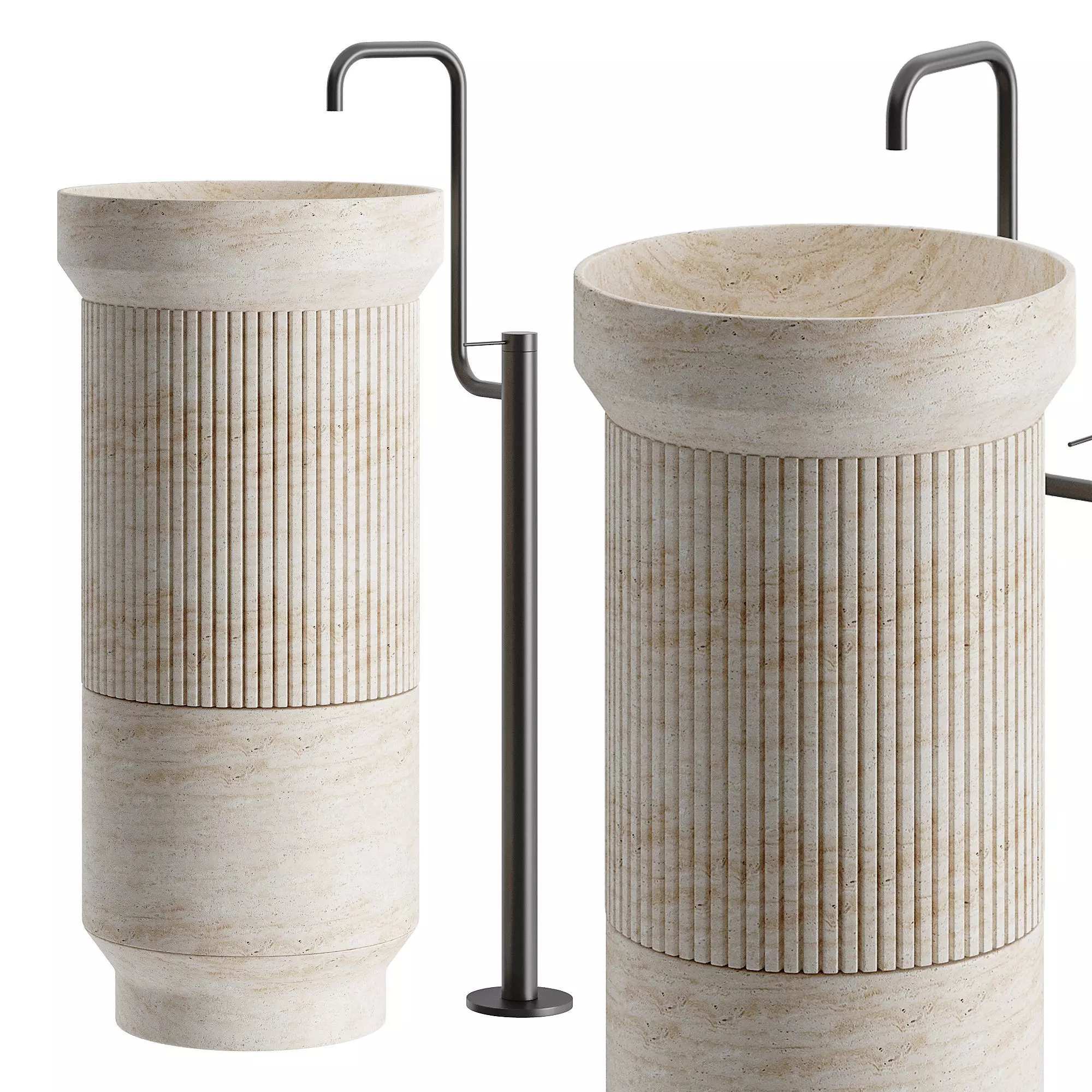 Maami Home DORIC Washbasin 3D model_0