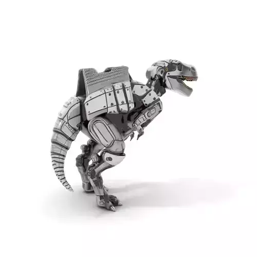Mechanical Dinosaur Model Pack Low-poly 3D model