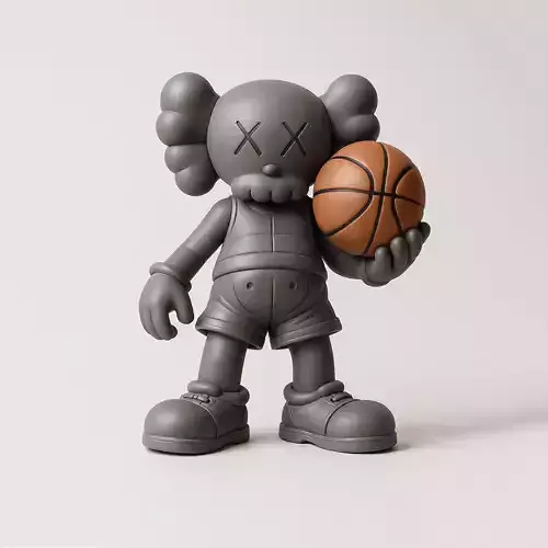 KAWS Basketball Player Decorative Figure 3D print model