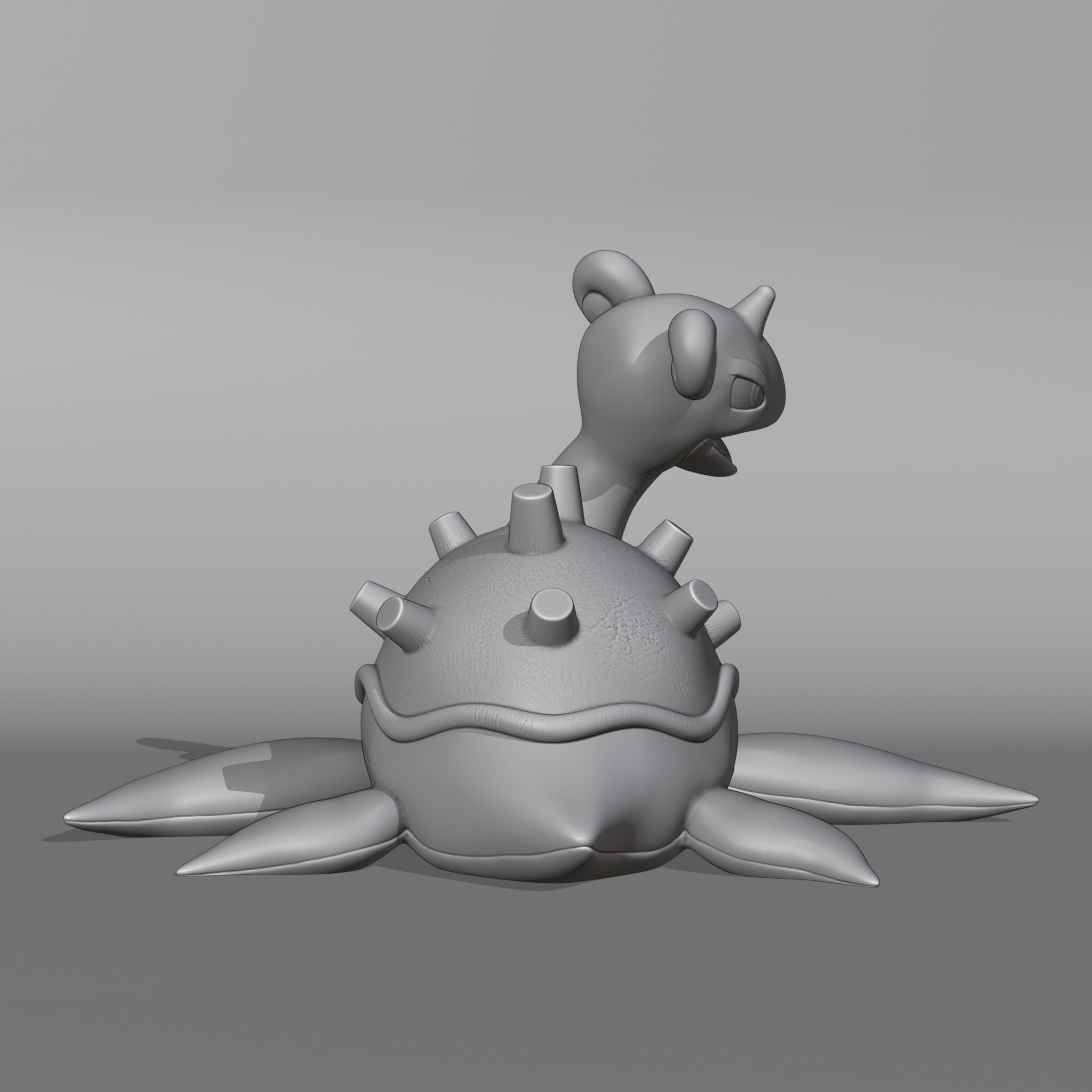 Lapras 3D print model_10