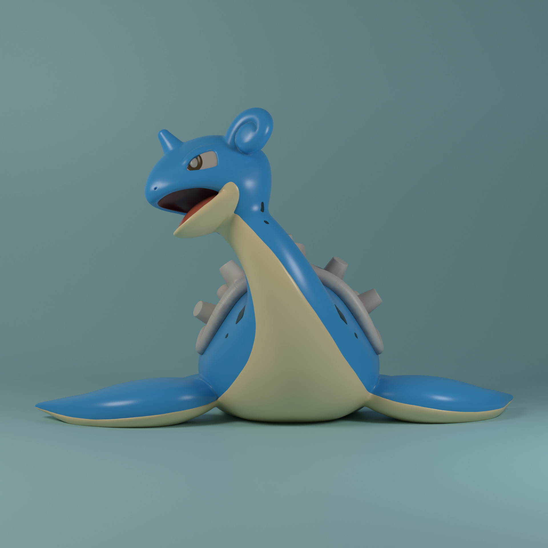 Lapras 3D print model_2