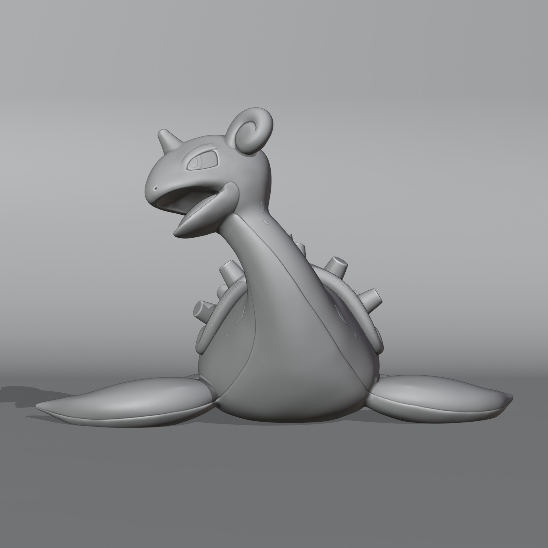 Lapras 3D print model_8