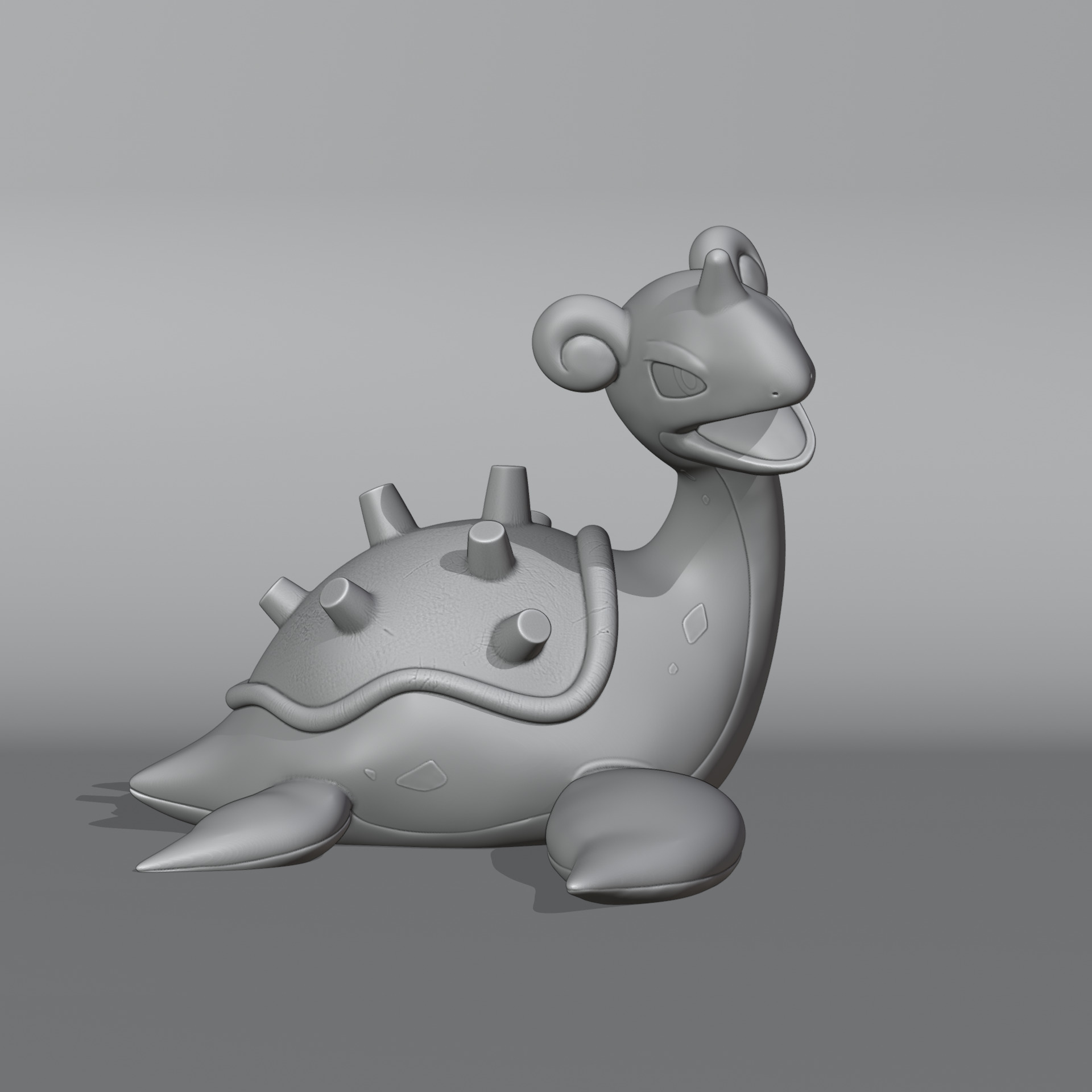 Lapras 3D print model_11