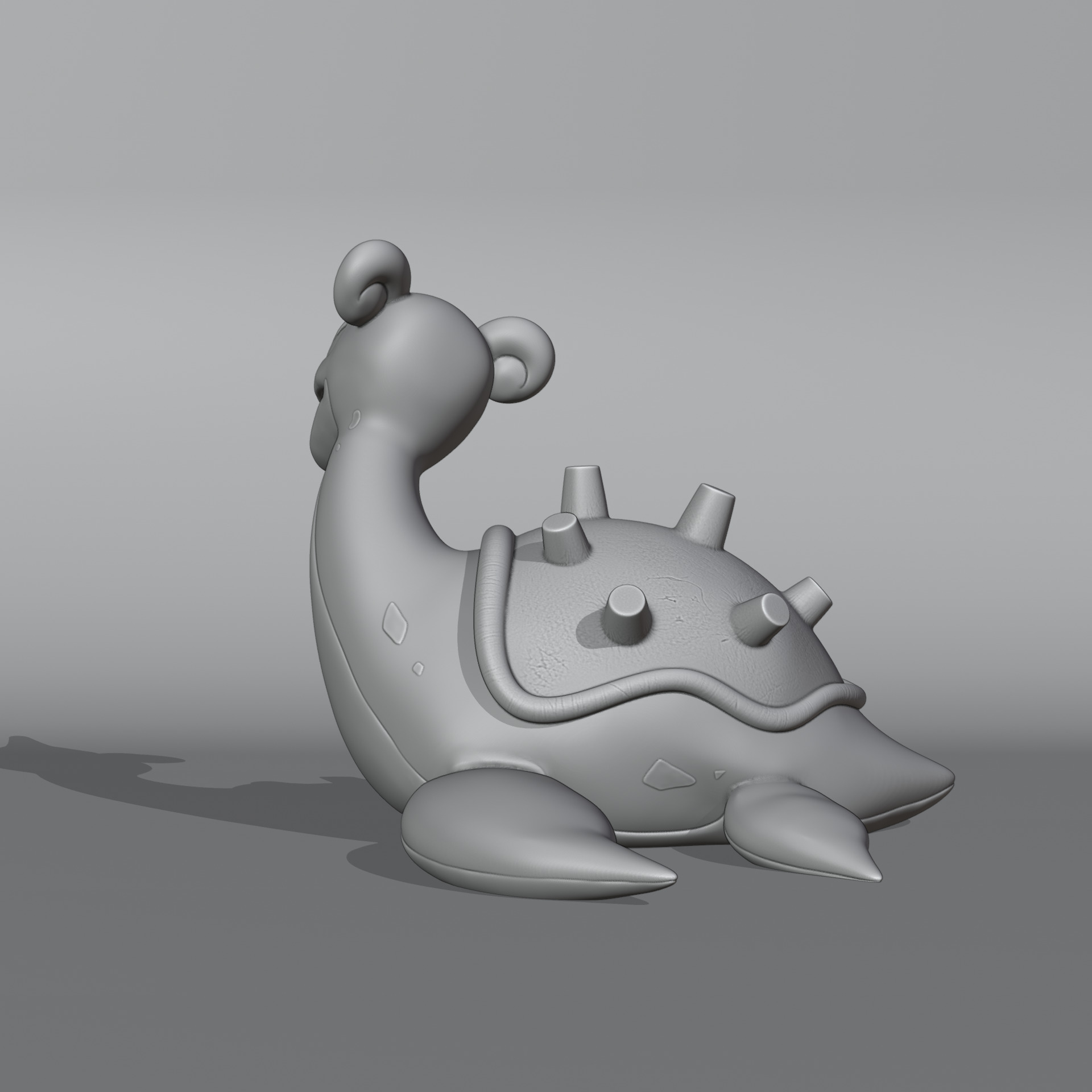 Lapras 3D print model_9