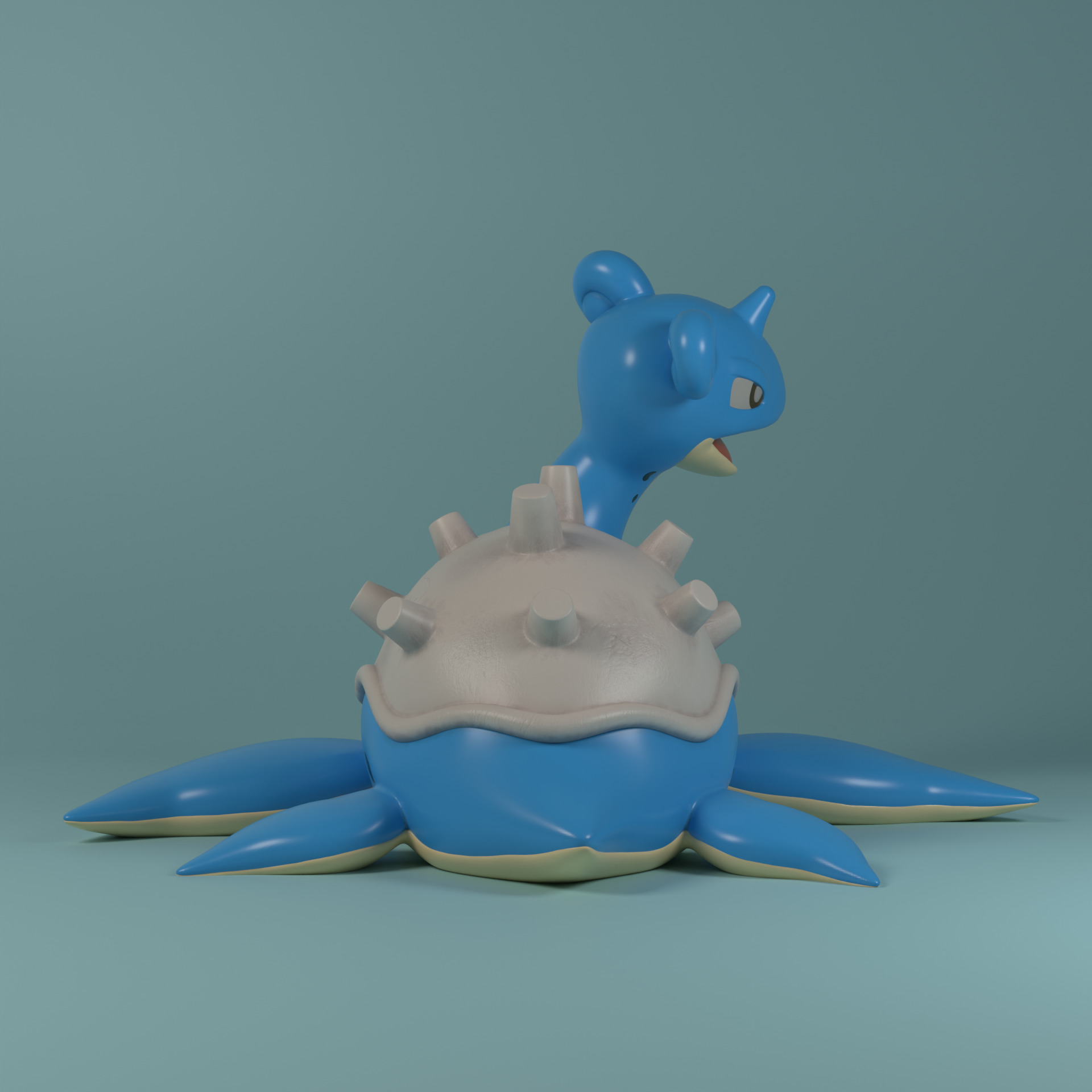 Lapras 3D print model_4