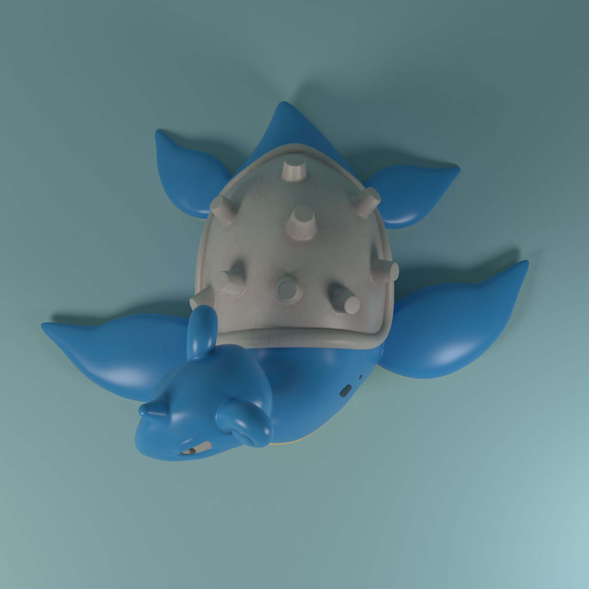 Lapras 3D print model_6
